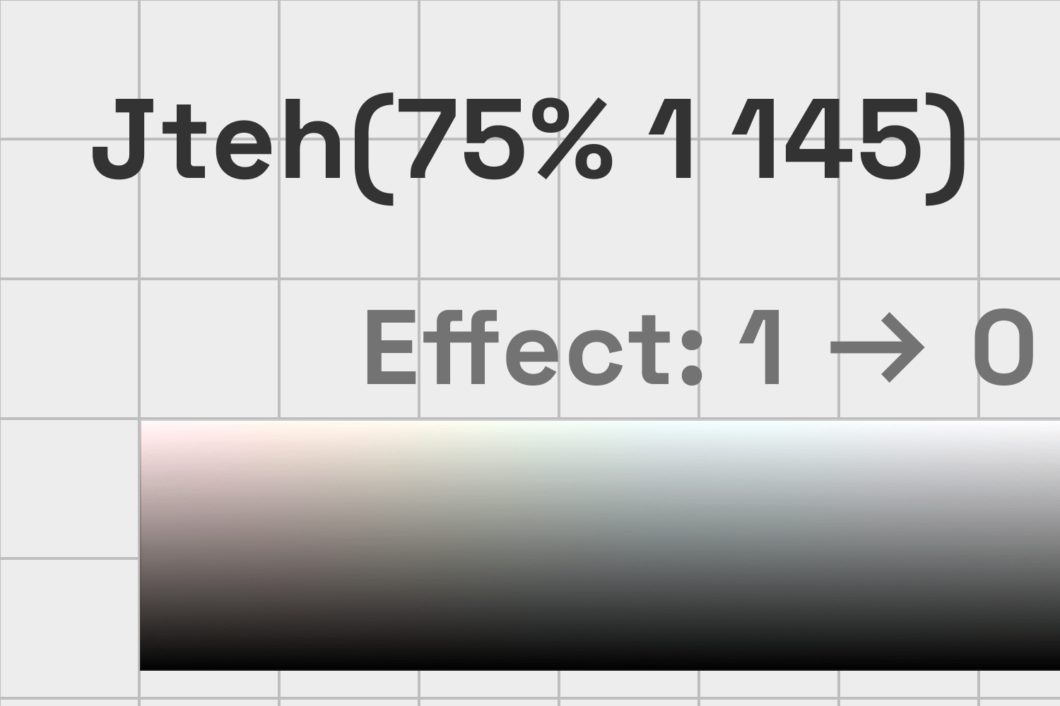 JTEH color space to transform grayscale shade into lightness and perceptually accurate color.